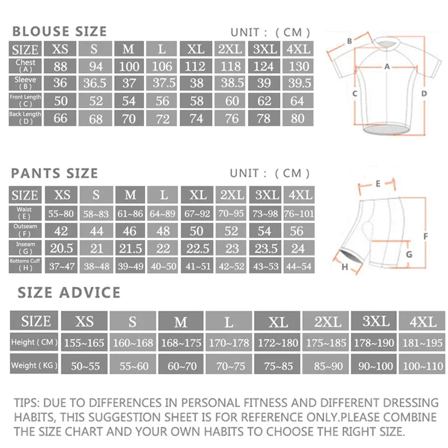 2026 Rvouei Summer Cycling Jersey Set - Breathable Road Bike Suit for Ultimate Performance and Comfort