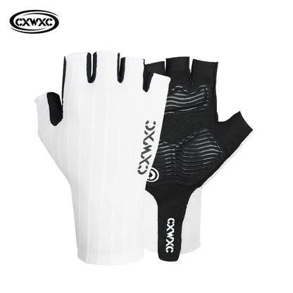 CXWXC Breathable Half Finger Cycling Gloves for Men & Women - Anti-Slip Fitness Training Gloves with Extended Wrist Guard