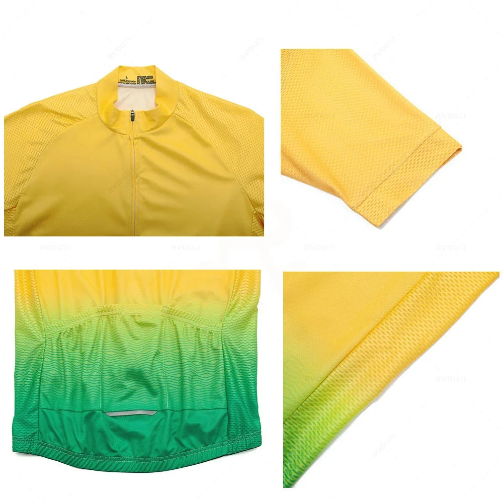 2026 Rvouei Summer Cycling Jersey Set - Breathable Road Bike Suit for Ultimate Performance and Comfort