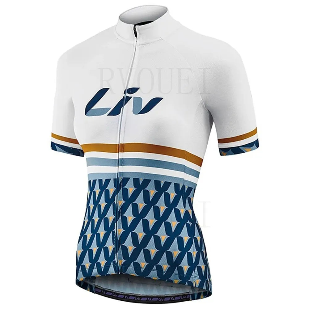 2022 Women's Liv Summer Cycling Jersey - Breathable MTB Bike Wear for Ultimate Comfort and Style