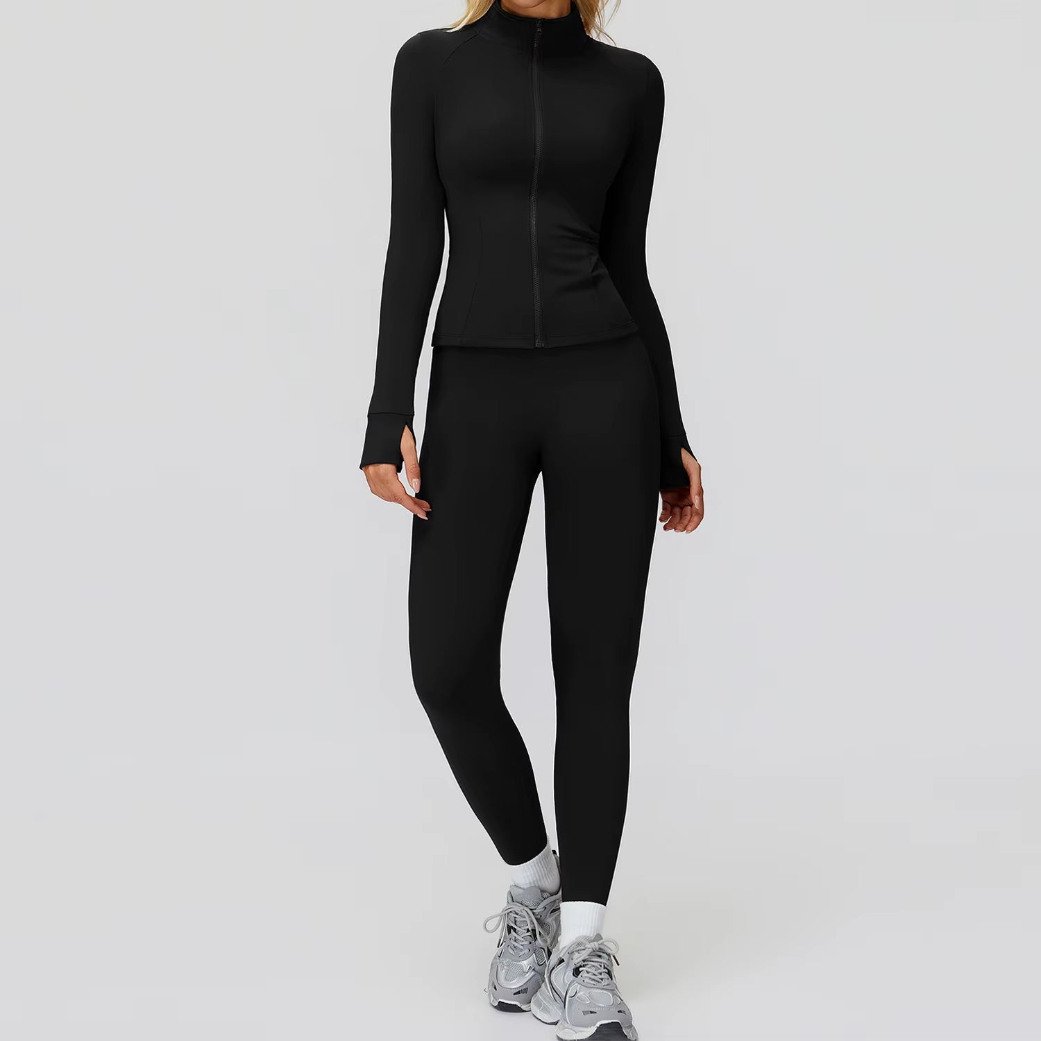 Elevate Your Workout with Custom Logo Yoga Sets - Cozy Zipper Plush Outfits & High Waist Flare Leggings for Ultimate Fitness Performance!