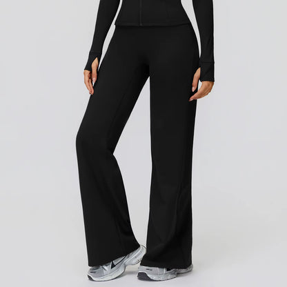 Elevate Your Workout with Custom Logo Yoga Sets - Cozy Zipper Plush Outfits & High Waist Flare Leggings for Ultimate Fitness Performance!