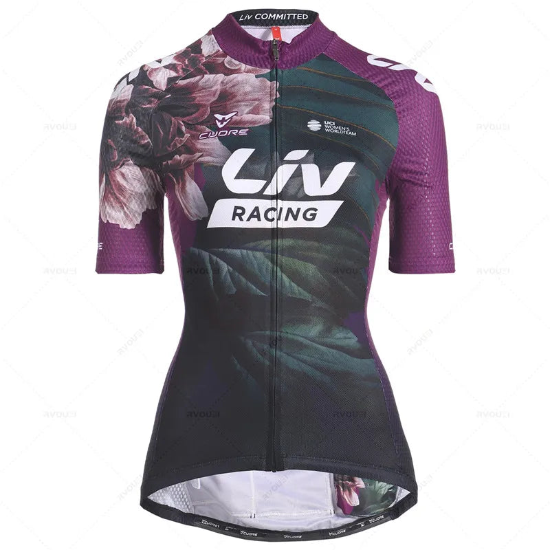 2022 Women's Liv Summer Cycling Jersey - Breathable MTB Bike Wear for Ultimate Comfort and Style
